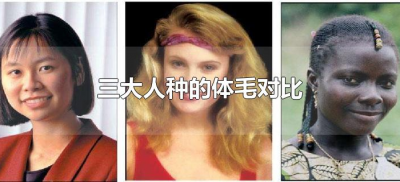 ​三大人种的体毛对比（不同人种体毛多少）