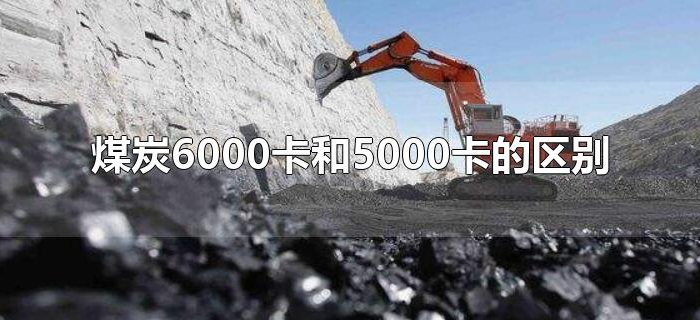 煤炭6000卡和5000卡的区别