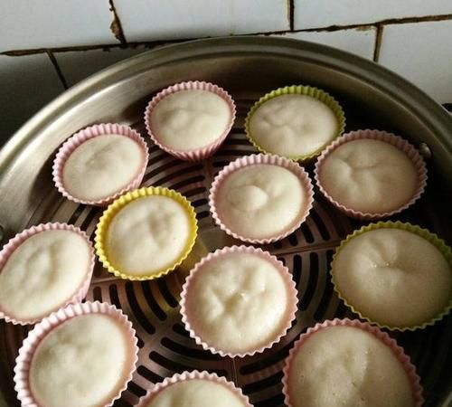 大米发糕的做法和发面全过程