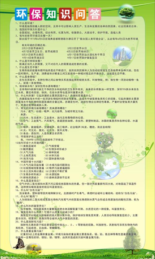 环保知识资料（环保知识大全）