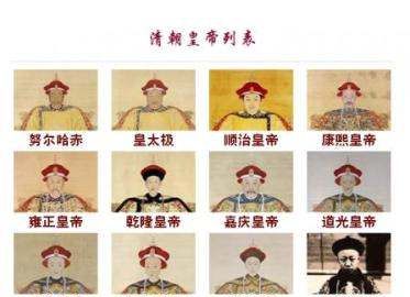 清朝帝王的先后顺序,清朝皇帝排名先后顺序图2