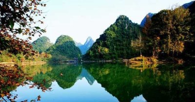 ​贵州最大的人为湖 红枫湖