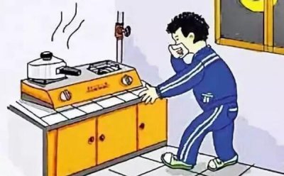 ​家里煤气揭发怎样办，屏呼吸闭阀门（用扫帚扫出煤气）