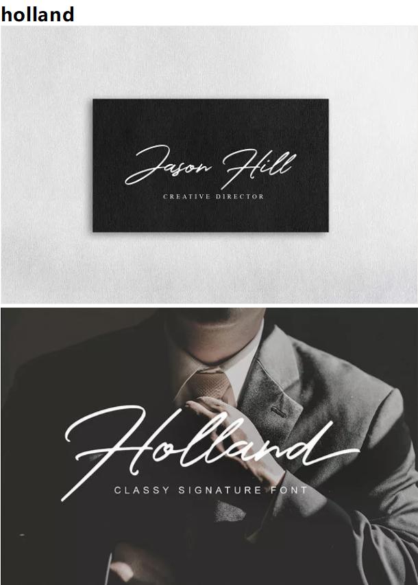 英文字体手写100种(设计师必备的100款英文手写字体)(10)