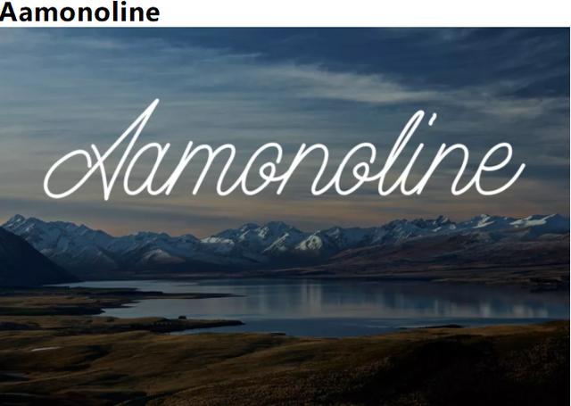 英文字体手写100种(设计师必备的100款英文手写字体)(1)