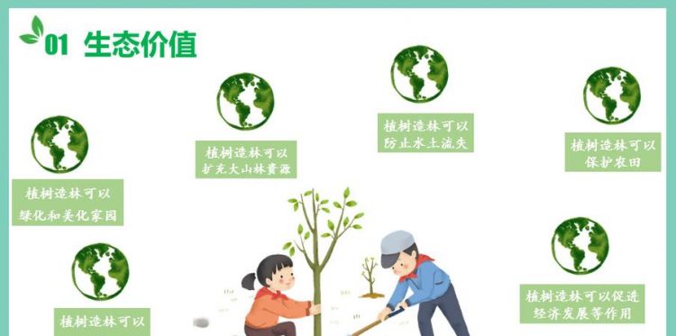 植树的好处有什么二年级