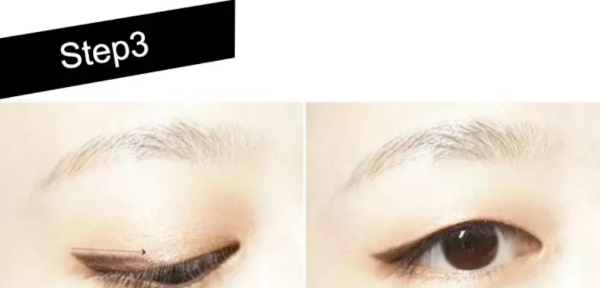 单眼皮怎样画眼线,单眼皮怎么画眼线图6