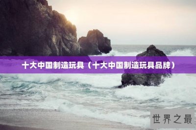 ​十大中国制造玩具（十大中国制造玩具品牌）