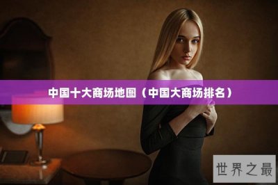 ​中国十大商场地图（中国大商场排名）