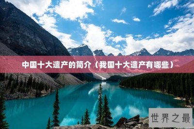 ​中国十大遗产的简介（我国十大遗产有哪些）