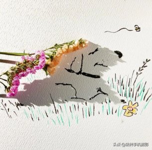 ​自己在家拍照姿势 超好玩影子涂鸦九宫格！