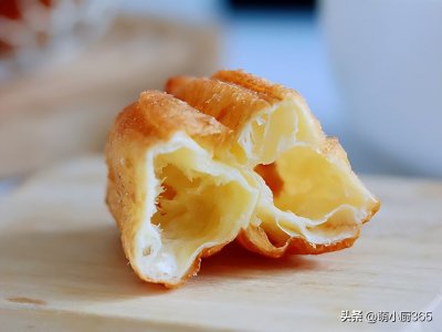 ​1碗面粉，1个鸡蛋，油条最好配方，金黄酥脆个个空心，凉了也不硬