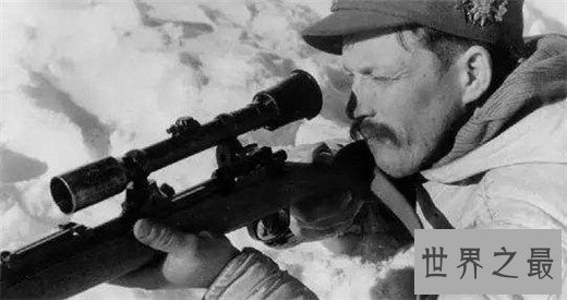 世界十大狙击手，白色死神西蒙·海耶（705人丧命他手）