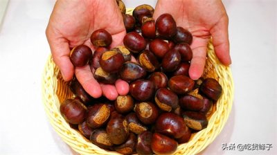 ​家庭炒栗子简单做法来了，又香又甜又好去皮，太简单了