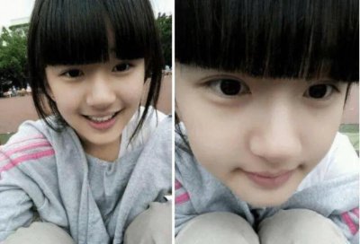 ​赵露思小时候的网络走红照(原来当年QQ空间的照片就是她)