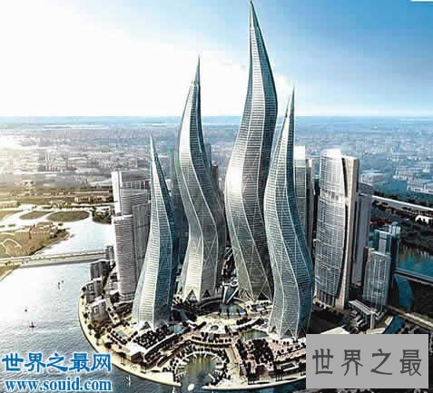 迪拜十大最疯狂的建筑,迪拜风中烛火大厦最风骚
