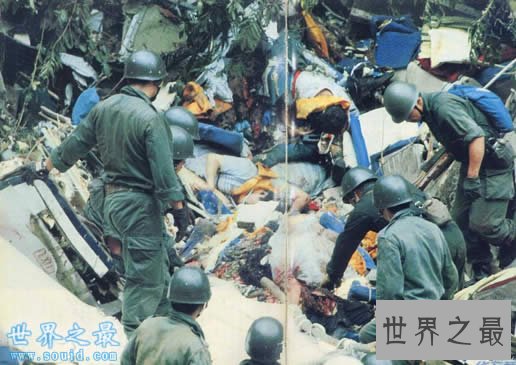 史上死亡人数最多的空难,日本123空难(死520人)