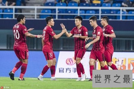 中超联赛积分榜,国内最高水平的足球赛事!