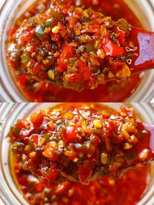 ​如何做辣椒酱 #一学就会快手菜#自制吃着会上瘾的辣椒酱