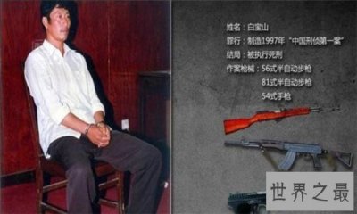 ​中国十大悍匪排行榜 第一名杀人如麻茹毛饮血