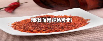 ​辣椒粉还是辣椒面 为什么辣椒粉叫辣椒面