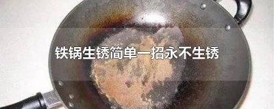 ​如何让生锈的铁锅不生锈 铸铁锅生锈简单一招永不生锈