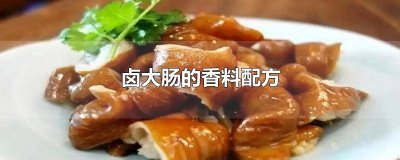 ​卤猪大肠卤料配方窍门 卤猪大肠卤料配方表