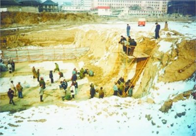 ​北京市商业街王府井东方广场古人类遗址发现记