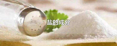 ​食用盐的成分表怎么看 食用盐的成分表图片