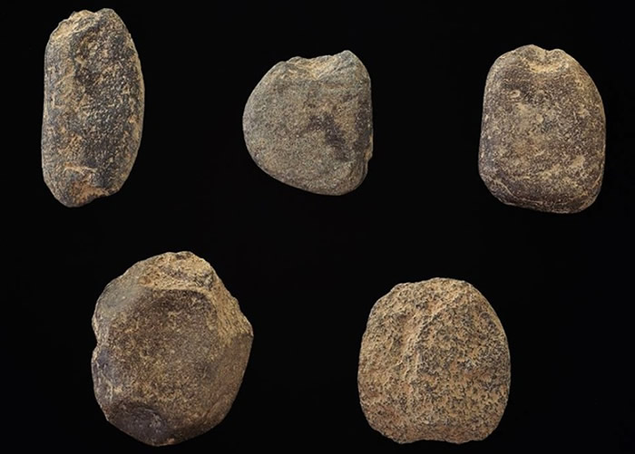 韩国江原道旌善郡山洞挖出最古老鱼网沉子