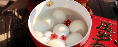 ​冰冻汤圆下冷水还是热水