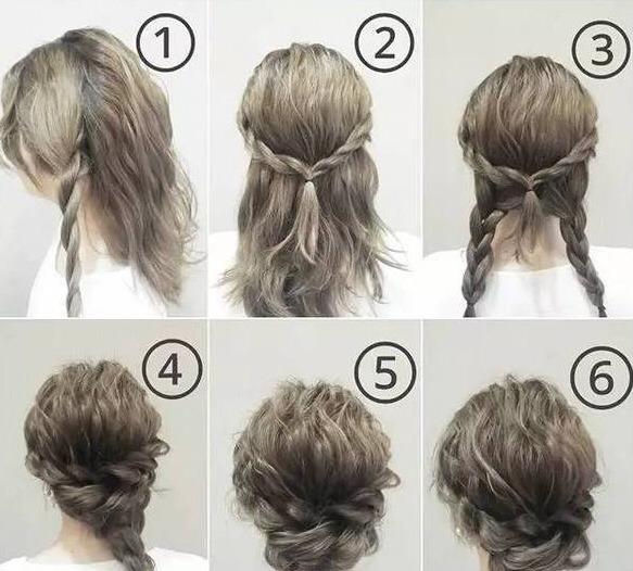 夏天好看的编发发型及编法步骤图解