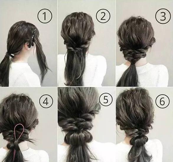 夏天好看的编发发型及编法步骤图解