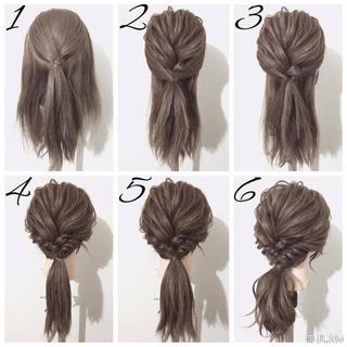 夏天好看的编发发型及编法步骤图解