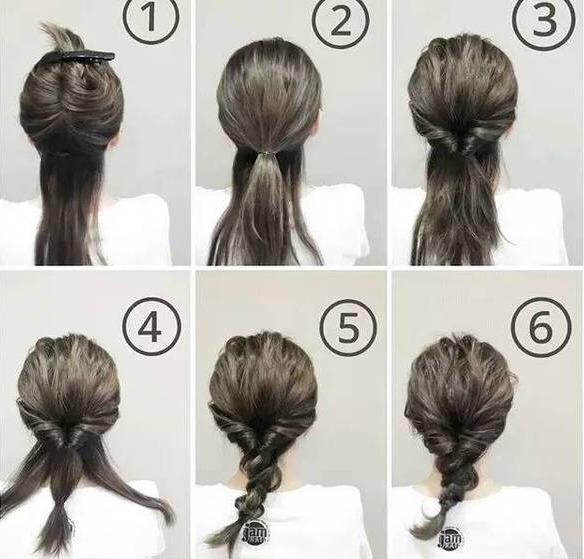 夏天好看的编发发型及编法步骤图解