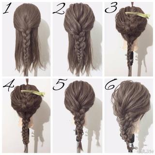 夏天好看的编发发型及编法步骤图解