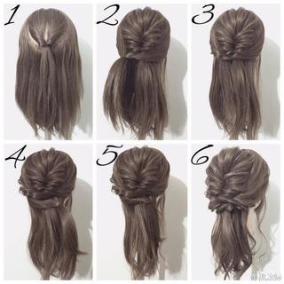 夏天好看的编发发型及编法步骤图解