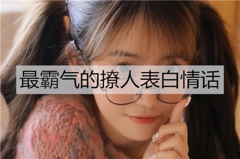 最霸气的撩人表白情话2