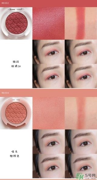 爱丽小屋单色眼影色号 爱丽小屋单色眼影试色图片