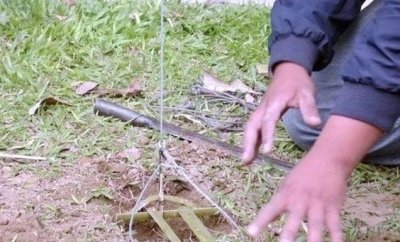 ​农村老猎人手把手教你如何给野兔下套，一天能捕好几十只呢！