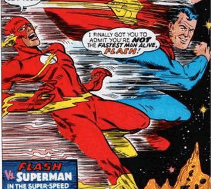 超人和闪电侠谁的速度快?DC安排了8场比试最终闪电快!
