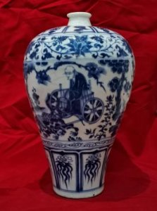 ​李成仁藏品《鬼谷子下山图梅瓶》赏析