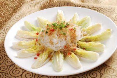 ​娃娃菜蒸粉丝怎么做好吃 娃娃菜蒸粉丝的做法