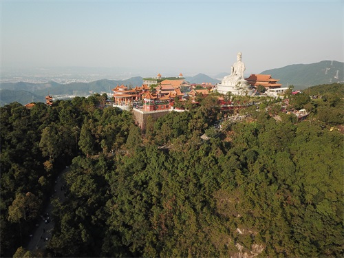 东莞：樟木头观音山，世界上最大的白玉观音像在这里你去过吗