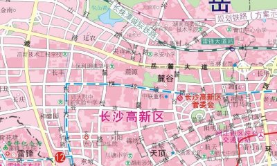 ​最新长沙国家级湘江新区地图！