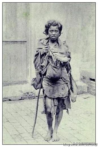 老照片:民国时期的丐帮真容,图五疑似丐帮帮主