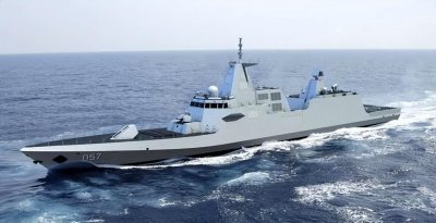 ​英媒：中国057远洋导弹护卫舰横空出世，搭载电磁等离子隐身技术