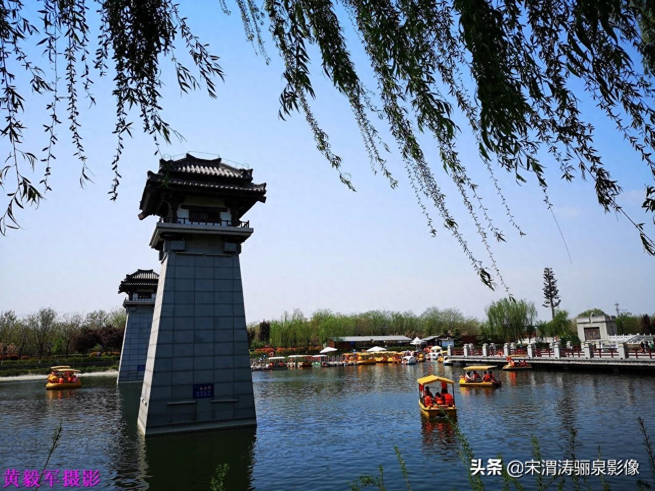 汉城湖公园位于陕西省西安市未央区，原为团结水库（古漕运明渠