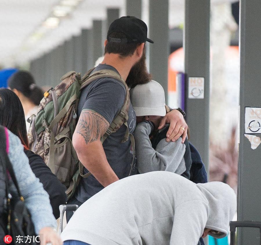 UFC女王也需要呵护 隆达-罗西在老公面前成了小公举