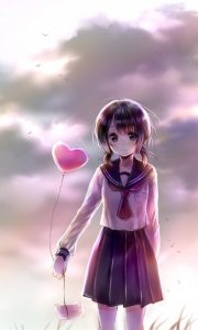 ​二次元美图，动漫壁纸：樱花树下的唯美